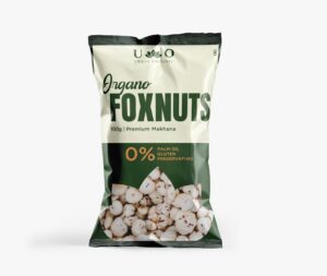 Urba Organic Premium Phool Makhana (Fox Nuts) | 250g | Handpicked, Crunchy & Healthy Snack | Gluten-Free & Roasted (Copy)