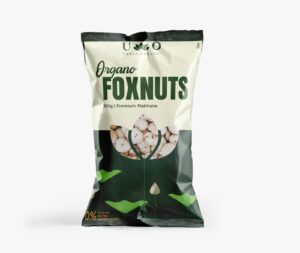Urban Organic Premium Phool Makhana (Fox Nuts) | 100g | Handpicked, Crunchy & Healthy Snack | Gluten-Free & Roasted