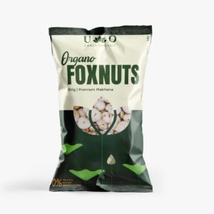 Urban Organic Premium Phool Makhana (Fox Nuts) | 100g | Handpicked, Crunchy & Healthy Snack | Gluten-Free & Roasted